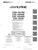 Alpine CDM-7857 Owner's manual