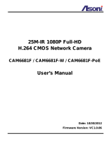 Asoni CAM6681F-W User manual