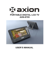 Axion AXN-8705 User manual