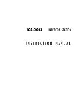 Clear-Com ICS-2003 User manual