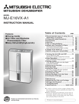 Mitsubishi Electric MJ-E26VX-A1 User manual