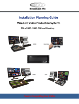 Broadcast Pix Mica 1000 Installation guide