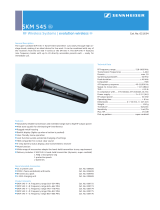 Sennheiser SKM 545 G2 User manual