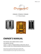 Dynamic Saunas DYN6434 Owner's manual