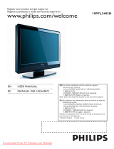 Philips 19PFL3403D/10 User manual