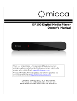 Micca EP100 Owner's manual