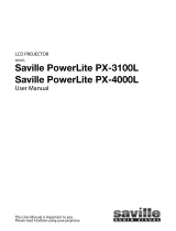 Saville PowerLite PX-3100L User manual