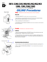 Brother BES-962 Oiling Procedures