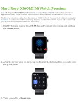 Xiaomi Mi Watch Premium Hard reset manual