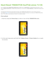 Trekstor SurfTab Xiron 7.0 3G Hard reset manual