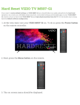 Vizio M507-G1 User manual