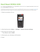 Nokia 6230 User manual