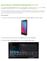 Huawei MediaPad T1 7.0" User manual