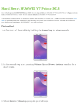Huawei Y7 Prime 2018 User manual