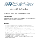 Four Seasons Courtyard FT-1103E Assembly Instruction Manual