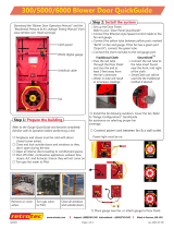 Retrotec 5000-6000 Blower Door with DM32 Quick start guide