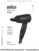 Braun Satin Hair 1 Style & Go HD 130 User manual