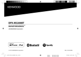Kenwood DPX-M3200BT User manual