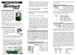 Bird Gard SUPER PRO Operating instructions