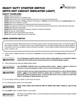 Actron Starter Switch User manual