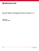 Broadcom Brocade SANnav Management Portal , 2.1.1x User guide
