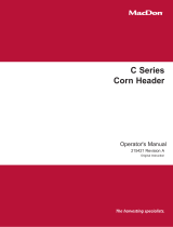 MacDon C Series Corn User manual