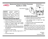 Lennox iComfort® Thermostat Mag-Mount (12X99) Installation guide