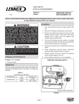 Lennox COMBUSTION AIR PRESSURE SWITCH KITS (19F44 & 20A87) Installation guide