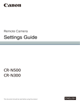 Canon CR-N300 Owner's manual