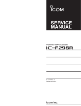 ICOM IC-F29SR User manual