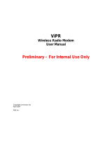 Dataradio VIPR User manual