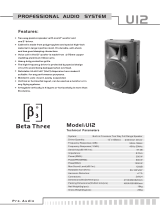 Beta ThreeU12 Plastic Speaker