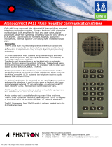 Alphatron Marine AlphaPhone P411 Owner's manual