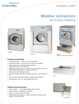 ELECTROLUX LAUNDRY SYSTEMS W465H Owner's manual