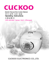 Cuckoo CRP-HB1095 F series Owner's manual