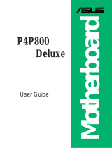 Asus P4P800 DELUXE Owner's manual