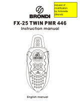BRONDI FX-25 Owner's manual