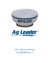 Ag Leader GPS 1500 User manual