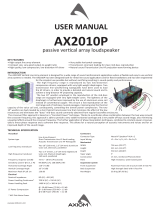 Axiom AX2010P User manual