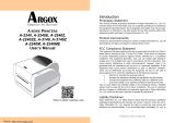 Argox A-3140 User manual