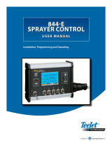 AG Spray Equipment 844-E User manual