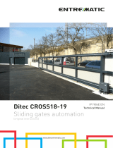 DITEC CROSS18VE User manual