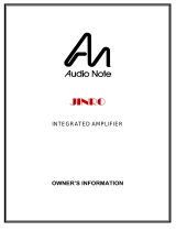 Audio Note JINRO User manual