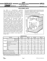 Lennox HP23-411 User manual