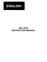 Juki DDL-8700 Owner's manual