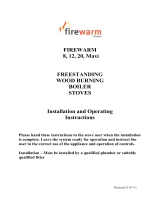 Firewarm stoves 20 Installation And Operating Instructions Manual
