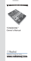 Radial Engineering Tonebone Owner's manual