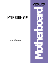 Asus P4P800-VM User manual