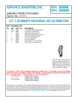 Advance Adapters 303000L Operating instructions