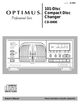 Optimus CD-8400 User manual